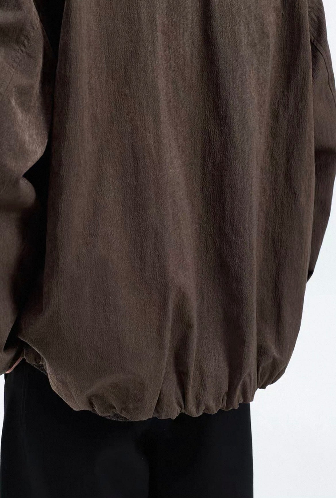 COLLAR LEATHER JACKET